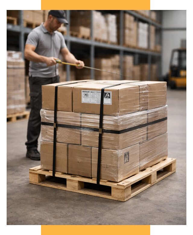 Упаковка и паллетирование грузов от 3625 р. | СетСервис-Мнр