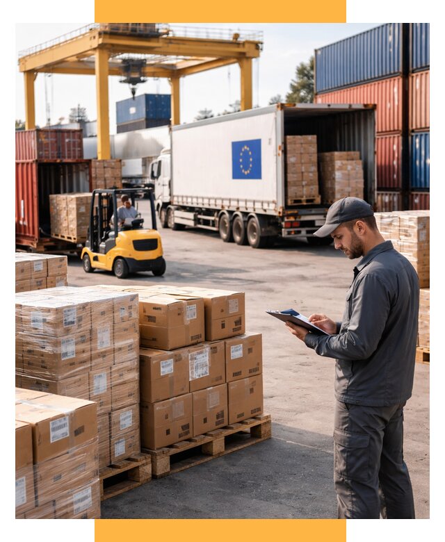 Доставка грузов из Европы от 12430 р., логистика СетСервис-Мнр