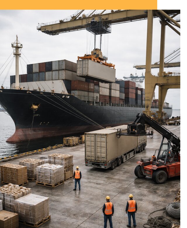 Морские перевозки из Индии: доставка FCL/LCL, таможня от 124296