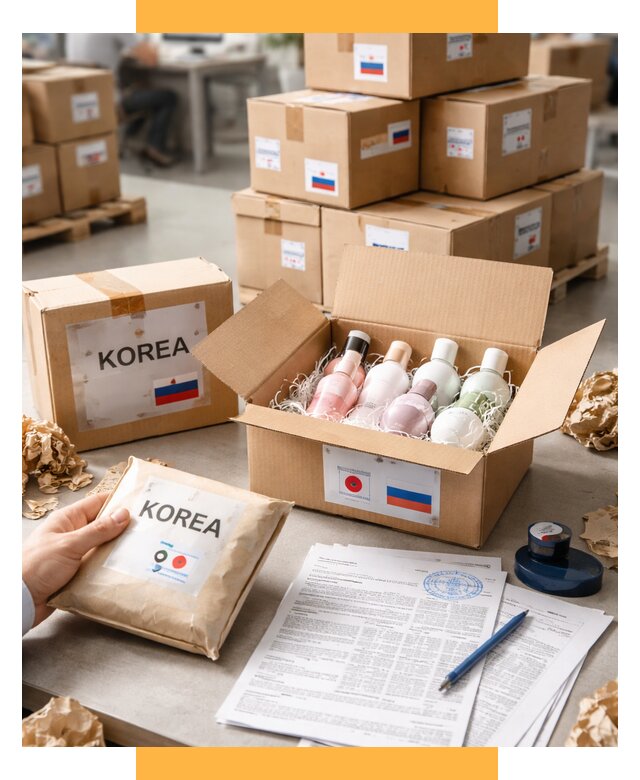 Доставка косметики из Кореи от 8804 р. под ключ | СетСервис-Мнр