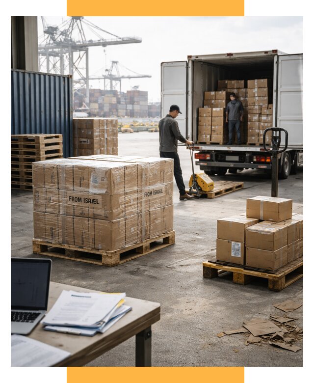 Доставка грузов из Израиля от 15537 р., логистика от СетСервис-Мнр