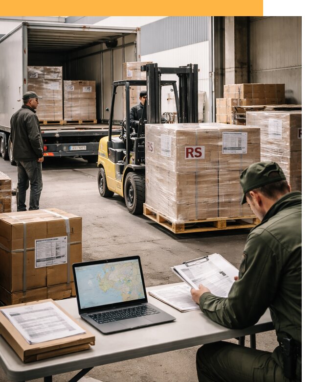 Доставка грузов в Сербию от 46611 руб, международные перевозки