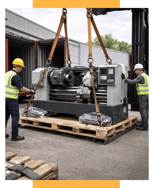 Перевозка станков и таможня от 62148 р. | СетСервис-Мнр логистика