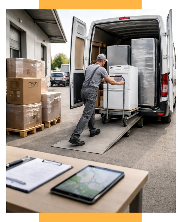 Перевозка бытовой техники от 6733 р. - логистика СетСервис-Мнр