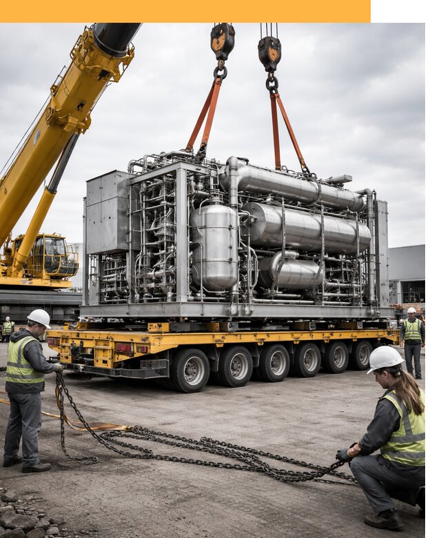 Перевозка тяжеловесных грузов по миру от 155370 руб