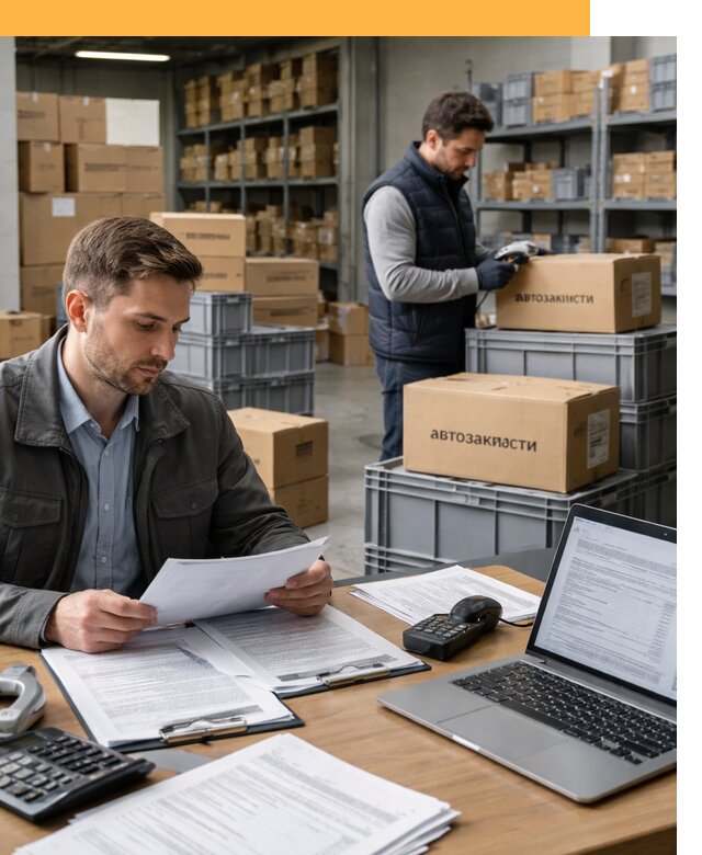 Таможенное оформление автозапчастей по выгодным тарифам от 8804