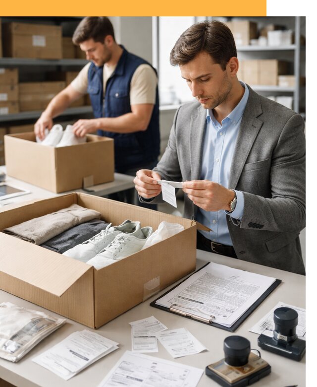 Таможенное оформление одежды и обуви по выгодной цене от 6733 руб