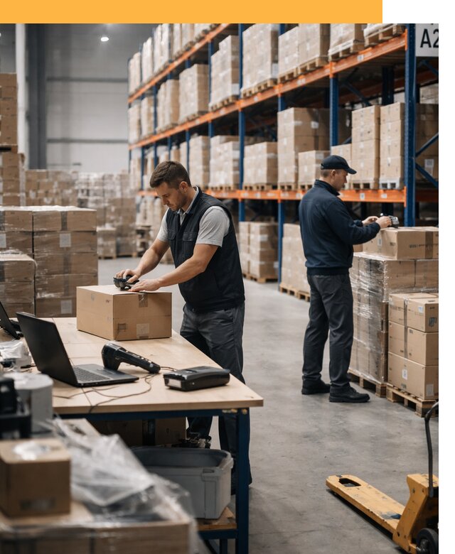 Склад консолидации в Европе: хранение, сортировка от 6733